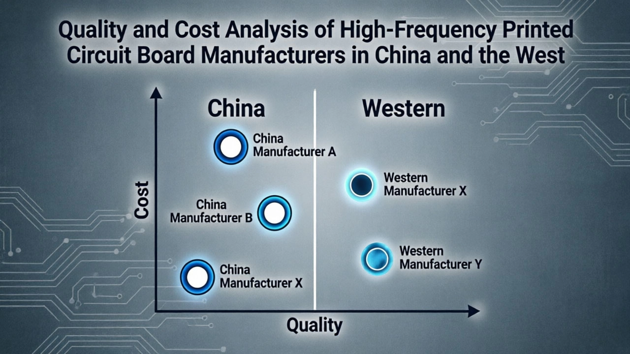 Quality and Cost Analysis of High-Frequency Printed Circuit Board Manufacturers in China and the West