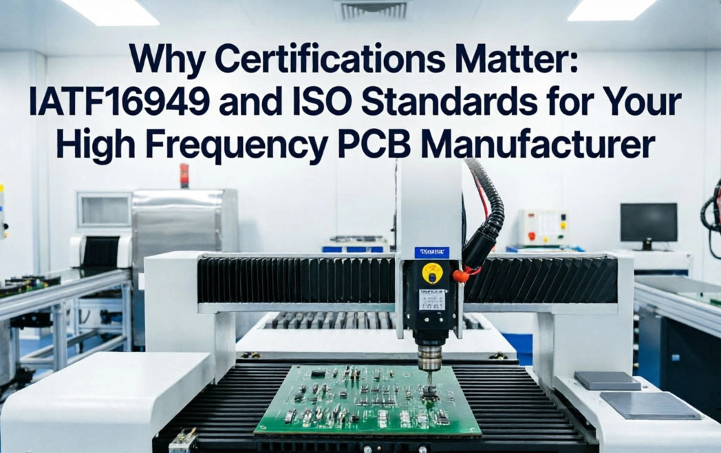 Why Certifications Matter: IATF16949 and ISO Standards for Your High Frequency PCB Manufacturer