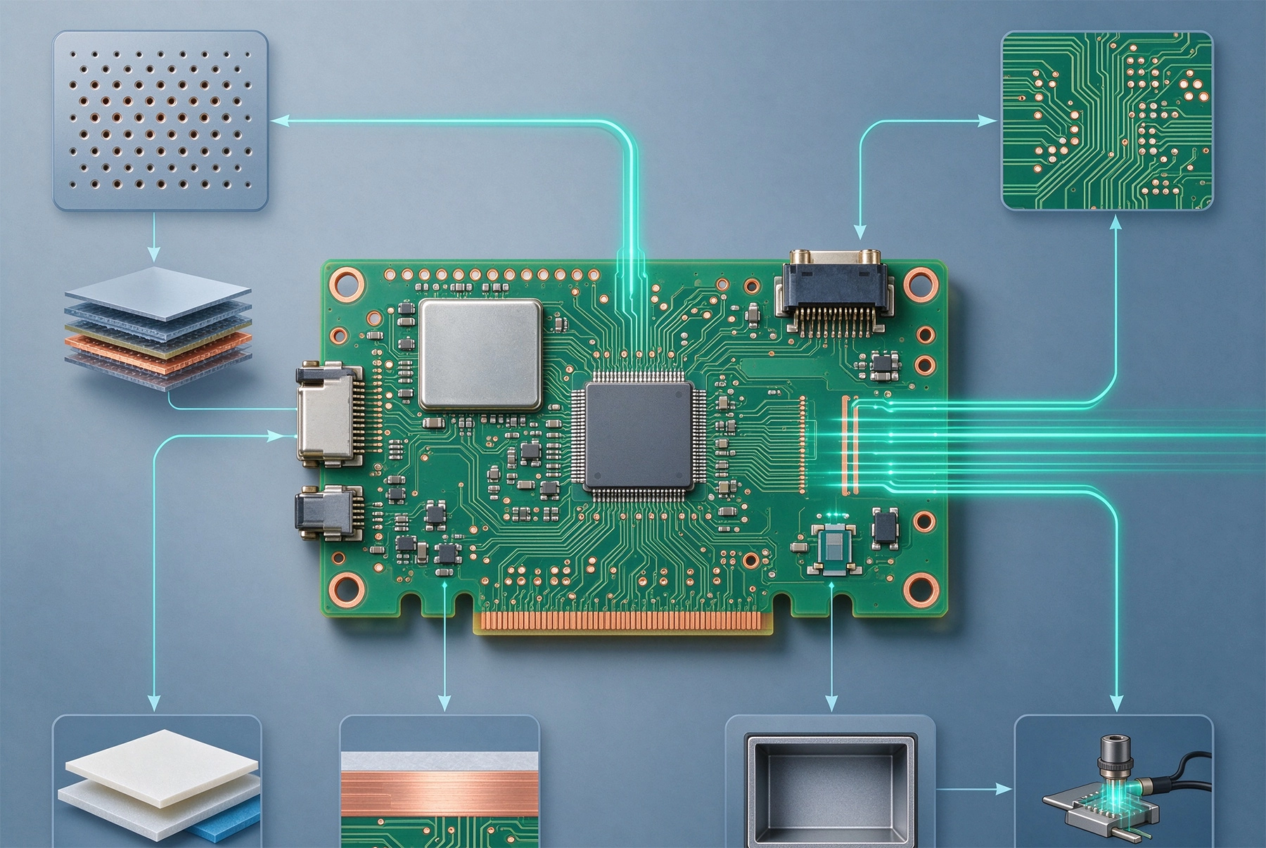 HDI PCB Manufacturer Capabilities for High Density RF Designs