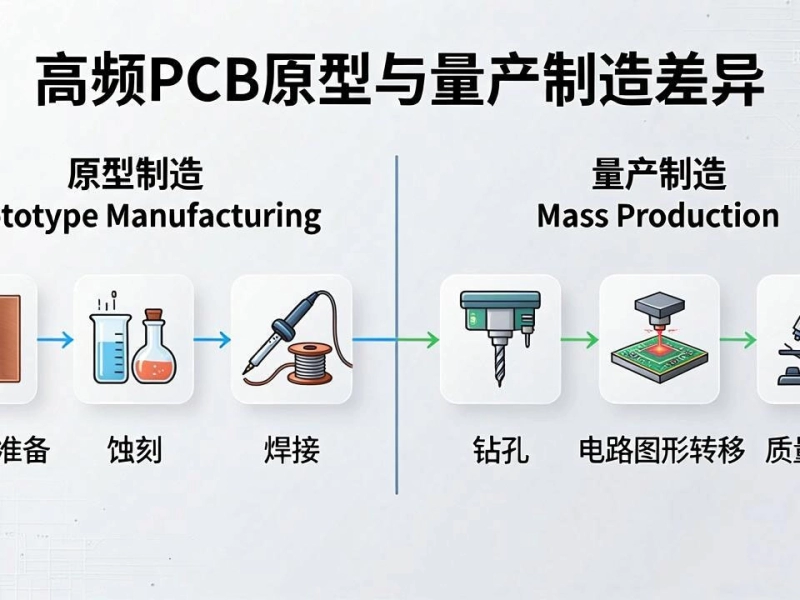 High Frequency PCB Prototype vs. Mass Production: Key Differences in Fabrication